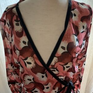 Anthropologie vintage style wrap dress